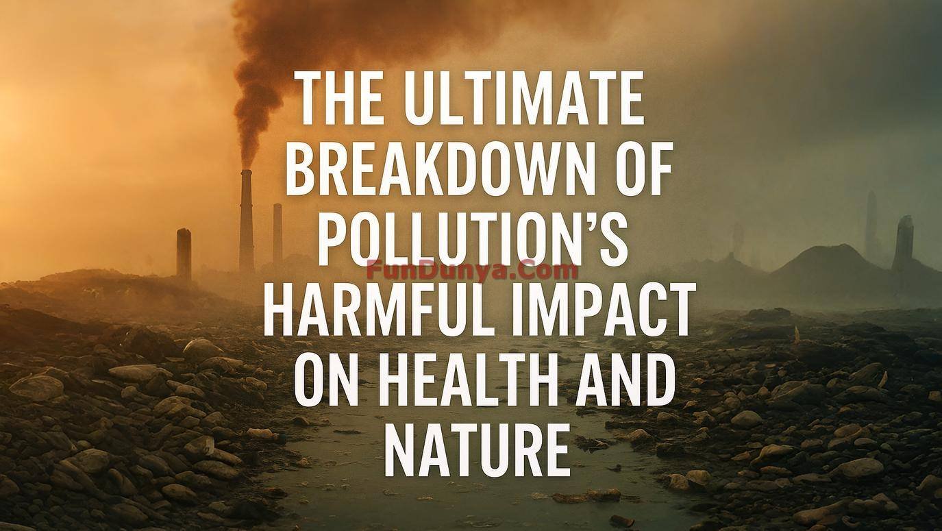 The Ultimate Breakdown of Pollution’s Harmful Impact on Health and Nature